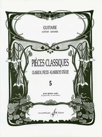 Pièces classiques. Volume 5 Visuel